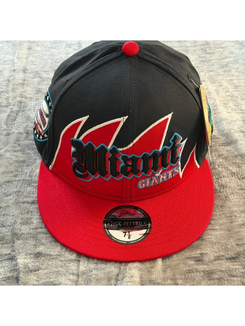 Miami Giants Headgear Classics Fitted Hat 7 1/2 Negro Leagues